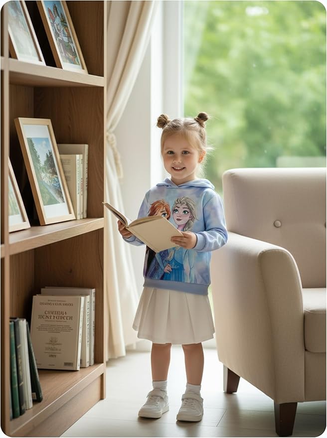 Disney Lilo & Stitch Minnie Mickey Spiderman Frozen Elsa Boys/Girls Hoodie Sweatshirt Graphic Pullover Tops Toddler-Big Kid