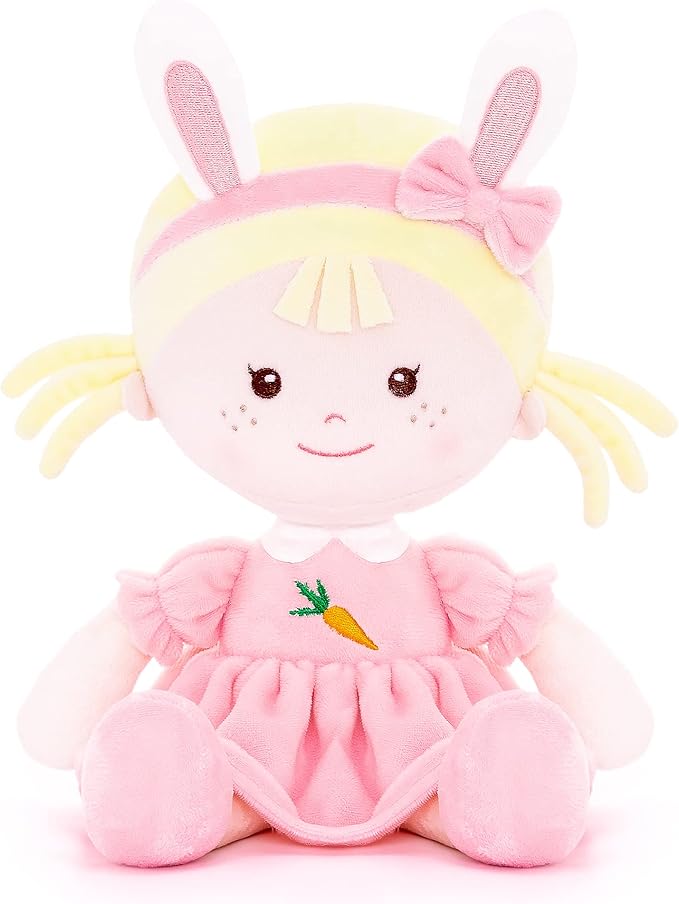Onetoo Bunny Costume Baby Doll - Soft, Pink Rabbit Doll