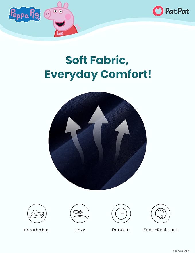 Peppa Pig Toddler Girls Dress for Fall Long Sleeve Tutu Dresses for Birthday Party Tulle Princess Dress Little Girl Size 2-6T