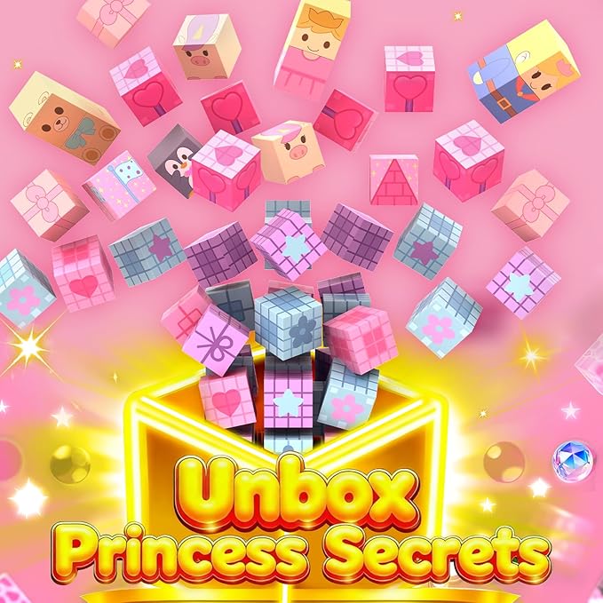 100 PCS Magnetic Blocks for Kids Ages 3 4 5 6 7 8 9 10, STEM Sensory Building Toys, Princess Castle Magnetic Toys, Christmas Birthday Gifts for Girls Toddlers