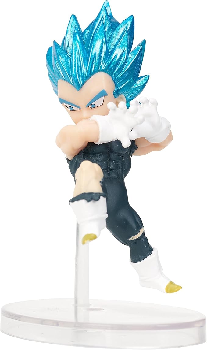 Bandai Namco - Dragon Ball Super - Super Saiyan Blue Goku, Super Saiyan Blue Vegeta, Super Saiyan Broly, and Piccolo, Dragon Ball Adverge 2" Figure (Box Set 3)