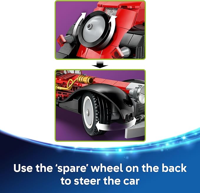 LEGO Disney Cruella De Vil’s Car Building Toy - 101 Dalmations Pretend Play Vehicle Building Set for Girls & Boys, Ages 9+ - Gift for Christmas - 43277