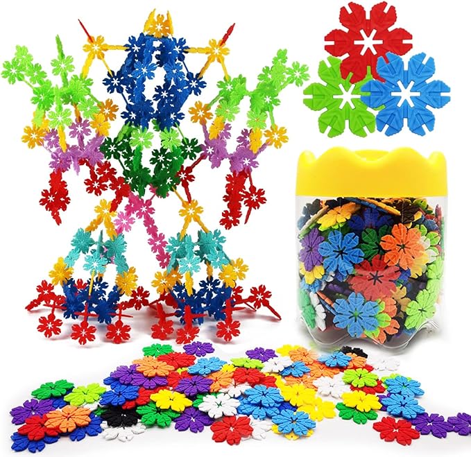 QUN XING Building Toys Stem Toys 300PCS Big Size Interlocking Creative Educational Building Blocks Set Classroom Must Haves Manipulatives for Preschool for Teacher Boys and Girls Kids Ages 4-8