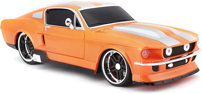 Maisto Tech R/C 1:24 Scale 2.4 GHz 1967 Ford Mustang GT, Metallic Orange