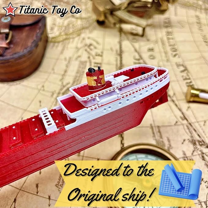 SS Edmund Fitzgerald Model 12" by TitanicToyCo, Great Lakes Freighter Model, Toy Ships, Model Ships, Ship Models, Titanic Toys For Kids, Titanic Model, Titanic Ship