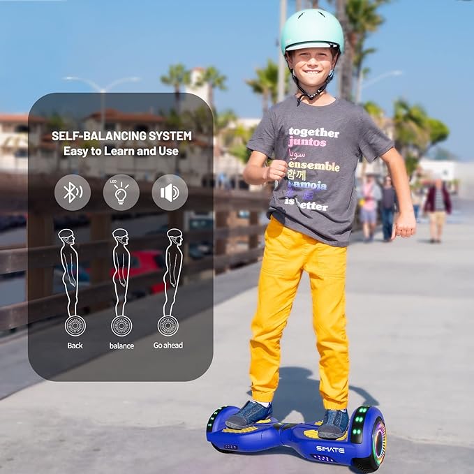 Scooter, Bluetooth & Corlorful LED Lights, Gifts for Kids & Adults & Girls & Boys, for All Ages