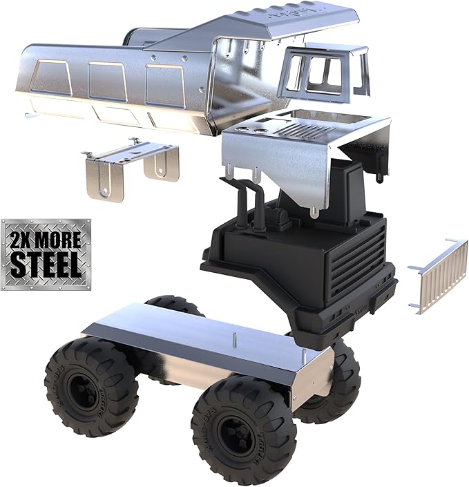 Tonka Retro Mighty Dump Truck - Collector's Edition - Made with 2X More Steel, Kids Construction Toy, Metal Truck, Toy Truck for Boys and Girls, Kids, Toddlers, Ages 3+