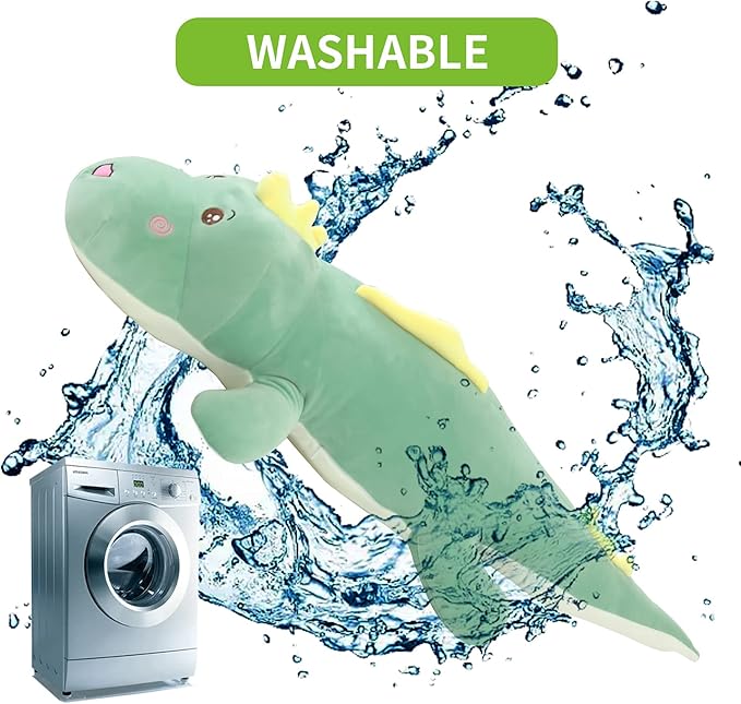 52 inch Jumbo Dinosaur Plush, Huge 4 Feet Large Dinosaur Stuffed Animals, Big Dinosaurs Plushies Body Pillows, Gifts for Kids Boys Girls, Birthday