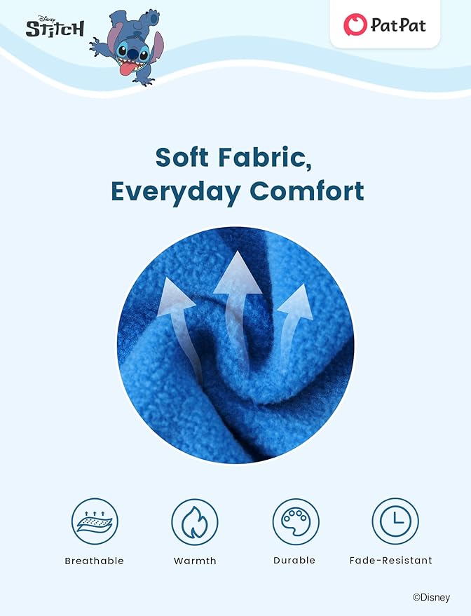 Disney Minnie Mickey Stitch Princess Frozen Elsa Marvel Jacket Lightweight Coat Button up Color Block Sweatshirt 2-14 Years