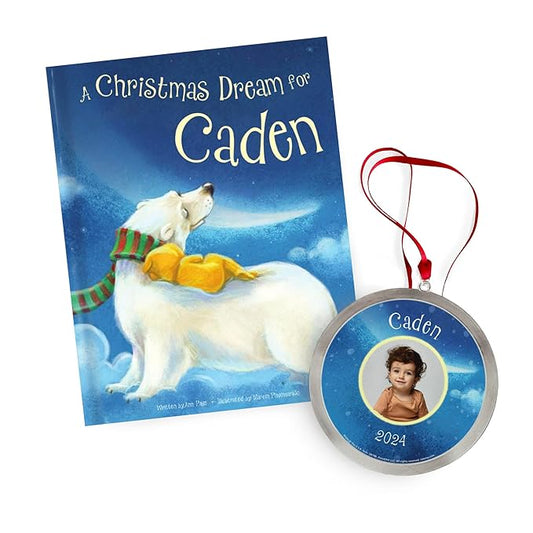 A Christmas Dream for Me - Personalized Children's Story with Ornament | 9" x 11" | I See Me!