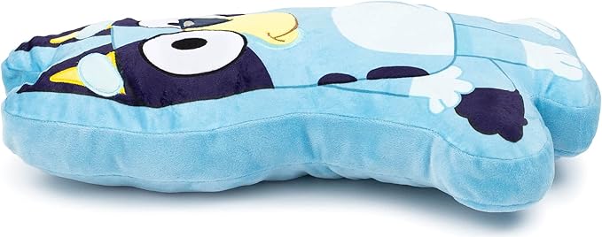Bluey Shaped Decorative Pillow - Kids Super Soft Throw Plush Pillow - Measures 17 Inches (Official Bluey Product)