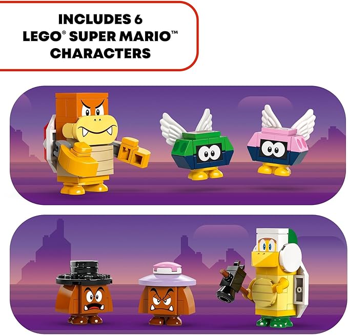 LEGO Super Mario The Bowser Express Train Toy Playset, Includes a Hammer Bro, a Boom Boom, 2 Goombas and 2 Para-Biddybuds, Nintendo Birthday Gift for Boys, Girls and Gamers, Mario Toys for Kids, 71437