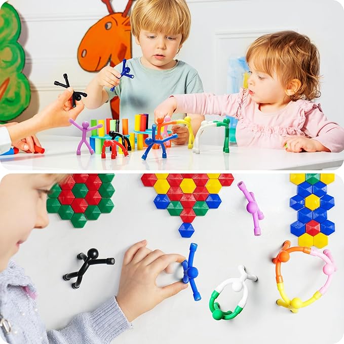 6Pcs Magnetic Men for Travel, Fridge Magnets Funny, Cute Magnets for Kids and Adults, Colorful Mini People for Whiteboard, Refrigerator, Desk Decoration