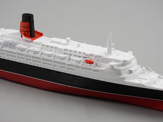 12" Prebuilt Display Model Ship (Queen Elizabeth II 1ft length Model)