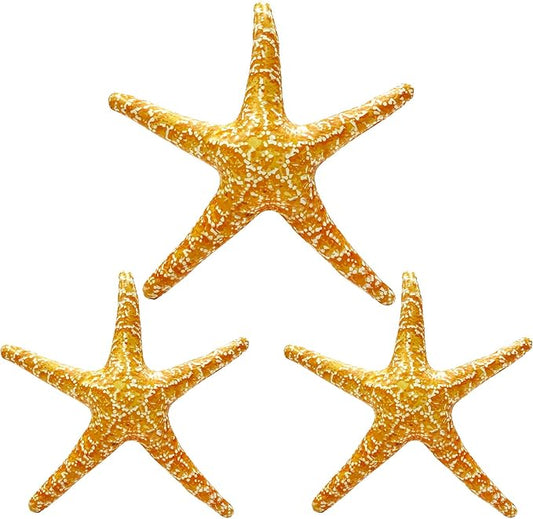 3PCS Inflatable Starfish Balloons, Under The Sea Party Decorations Mermaid Ocean Theme Birthday Baby Shower Pool Beach Party Supplies
