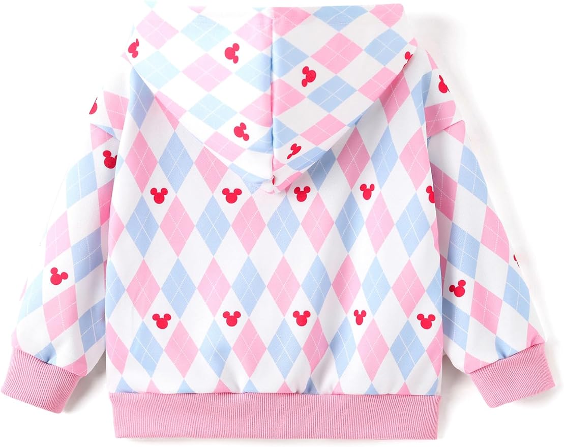 Disney Frozen Stitch Princess Minnie Mickey Spiderman Girls/Boys Zip Up Hoodie Fall Zipper Sweatshirt Jacket Toddler-Big Kid