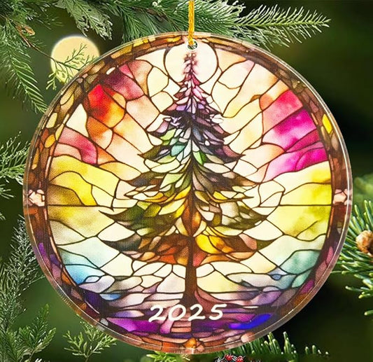 2025 Christmas Tree Ornaments, 2025 Christmas Ornament, Christmas Tree Decorations, Adult White Elephant Gifts, Funny Acrylic Hanging Decorations, Christmas Decor Gift