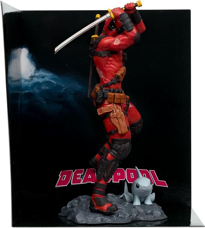 McFarlane Toys - Marvel Deadpool 1:10th Scale Collectible with Scene (Deadpool #1)