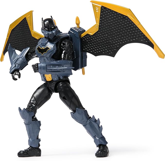Batman Adventures, 12-inch Night Sky Batman Action Figure with Expandable Wings, Kids Toys for Boys and Girls Age 3 and Up