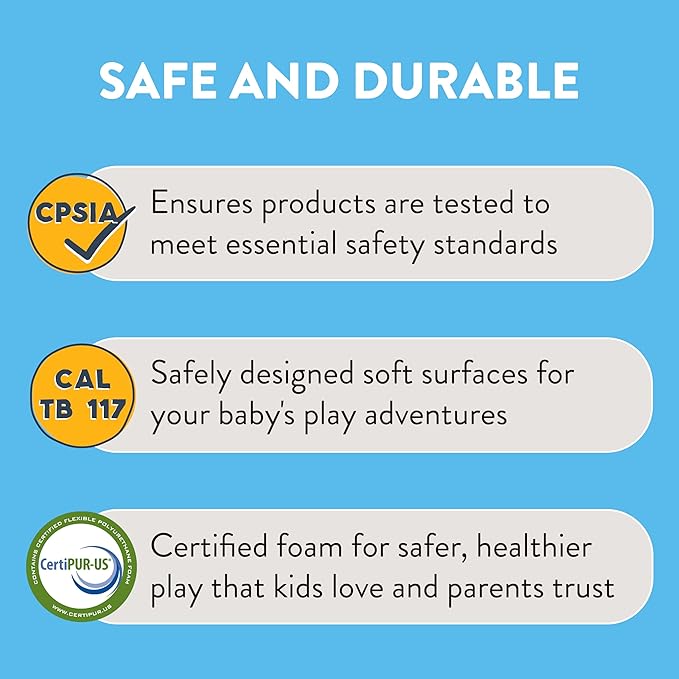 Step, Crawl and Slide Playset, Foam Blocks, Assorted, 5-Piece