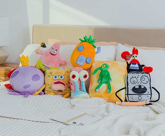 Nickelodeon Spongebob Squarepants Mr. Krabs World's Smallest Violin 10-Inch Collector Plush Toy, Large Soft Stuffed Animal