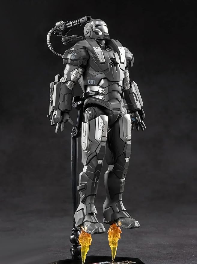 OVONNI 7 Inch War Machine MK1 Action Figure,Exquisite Painting Collectible Figure with Lots of Accessories (1/10 Scale)