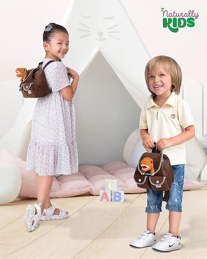 Dinosaur Mini Backpack for Kids, Mini Backpack for Toddler Girls, Gift for 2 3 4 5 Year Old Girl Boy