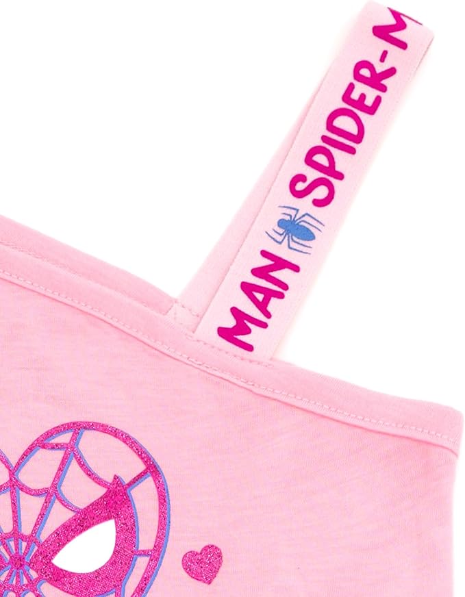 Marvel Spider-Man Girls Dress Toddler to Big Kid Sizes (2T - 14-16)