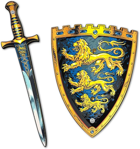 Liontouch - King Toy Sword & Shield for Boys - 3-6 Years | Pretend Play Set in Foam in Medieval Regal Style for Kids & Toddlers | Safe Weapons & Battle Accessories for Royal Costumes & Dress Up