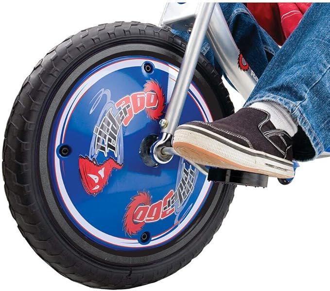 Razor RipRider 360 Caster Trike for Kids Ages 5+ - Lightweight, Rubber Handlebars, Steel Frame, for Riders up to 160 lbs