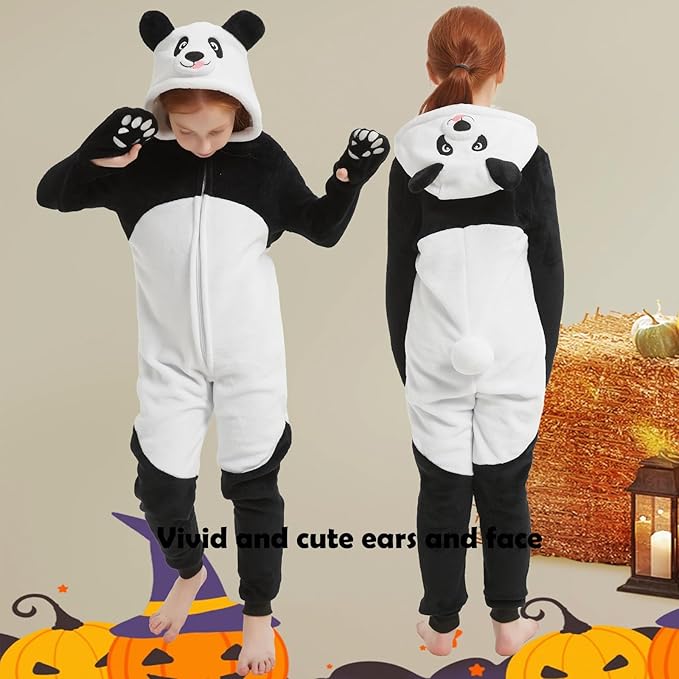 SWEETXIN Unise Kids Jumpsuit Cosplay Onesie One Piece Suit for Girls Boys Halloween Character Costume Dress Up Party