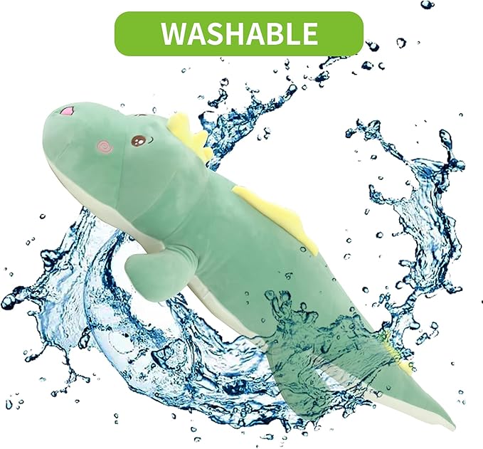 32" Giant Dinosaurs Plush Toy Pillow, Cute Dinosaur Stuffed Animals Doll, Soft Back Cushion Big Dinosaur Plushies, Gift for Kids Boys, Birthdays, Easter