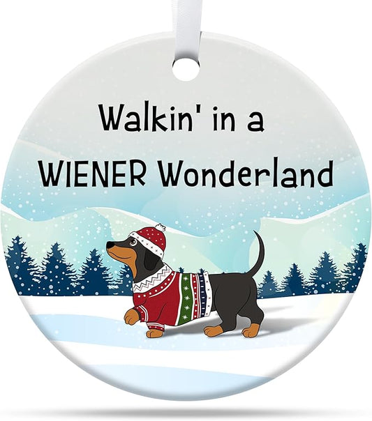 Gifts for Dog Lovers, Dachshund Christmas Decorations, Dachshund Ornament, Dog Christmas Ornaments 2025