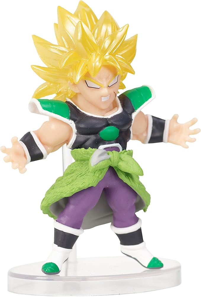 Bandai Namco - Dragon Ball Super - Super Saiyan Blue Goku, Super Saiyan Blue Vegeta, Super Saiyan Broly, and Piccolo, Dragon Ball Adverge 2" Figure (Box Set 3)