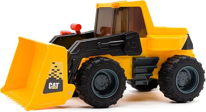 CAT Construction Toys, 11.5" Power Haulers 2.0 Front Loader, Lights and Sounds, Ages 3 and up