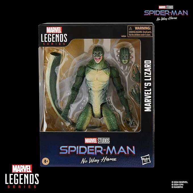 Marvel Legends Series Lizard, Spider-Man: No Way Home Deluxe Collectible 6 Inch Action Figure (Amazon Exclusive)