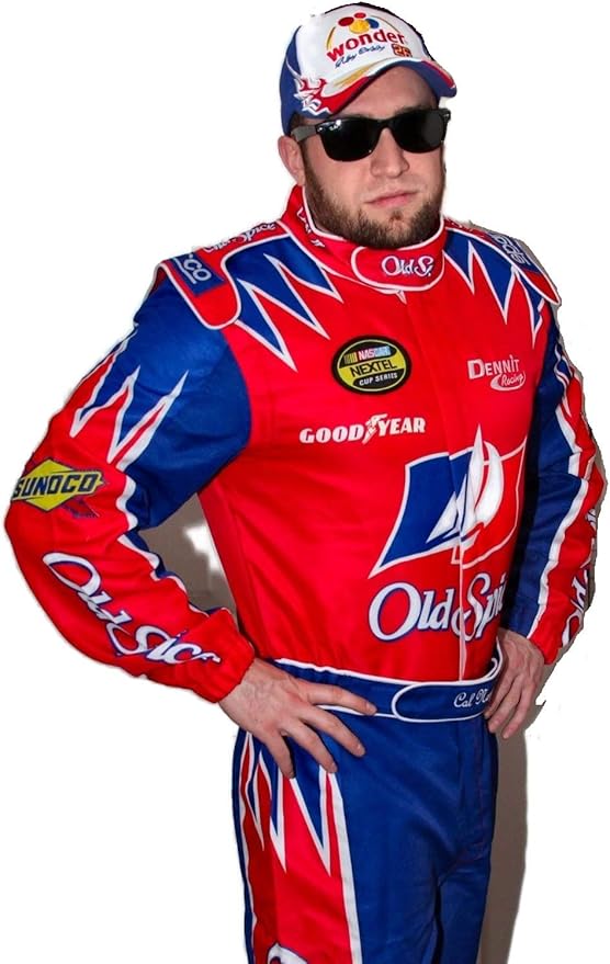 OEM CAL Naughton Jr Jumpsuit + Cap Costume Talladega Nights