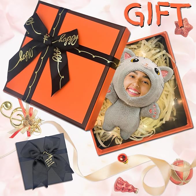 Personalized Small Animal Stuffed Animal Key Chain – Customizable Small Animal Plush Toy, Gift with Your Face Photo!