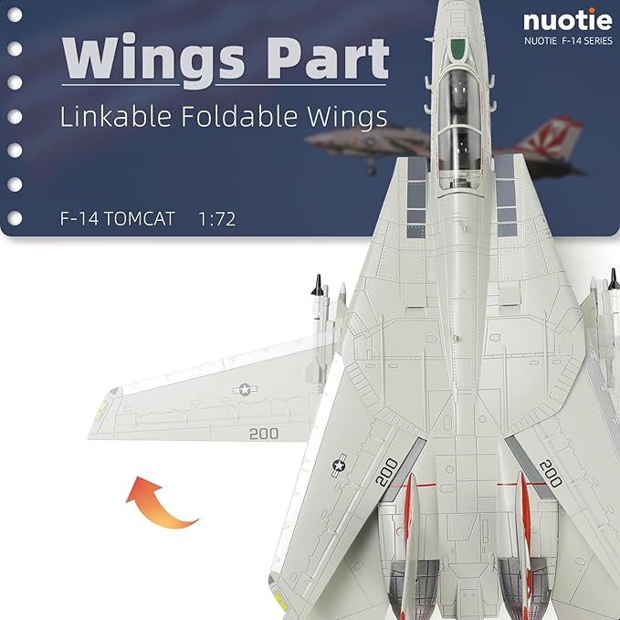 F-14 Tomcat US Navy VF-111 Sun Downers Miss Molly 1/72 DieCast Fighter Military Aircraft Models