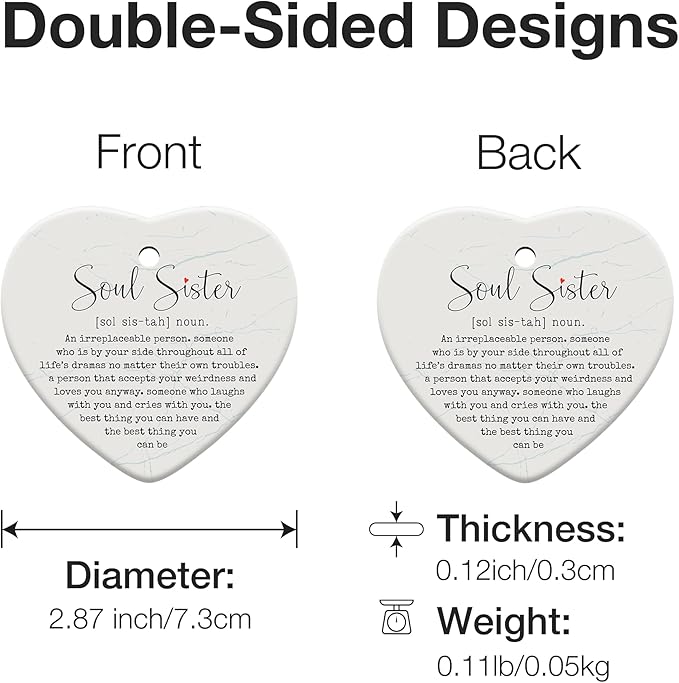 2024 Sister Christmas Ornament - Gifts for Sisters