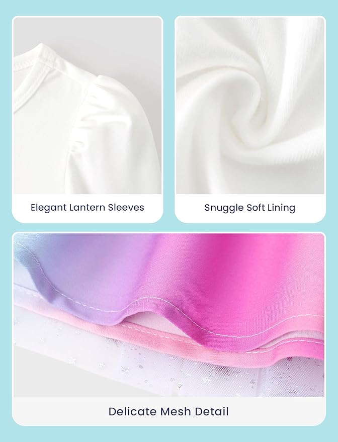 Peppa Pig Toddler Girls Dress for Fall Long Sleeve Tutu Dresses for Birthday Party Tulle Princess Dress Little Girl Size 2-6T