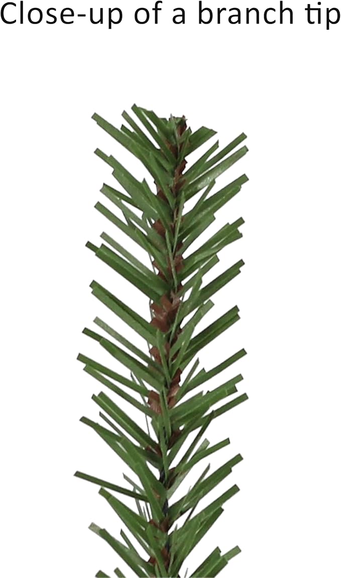 Puleo International 5ft Pre-Lit Alpine Artificial Christmas Tree with 150 Clear Lights, 391 Realistic Dense Branch Tips, Easy Setup Artificial Trees with Sturdy Metal Stand