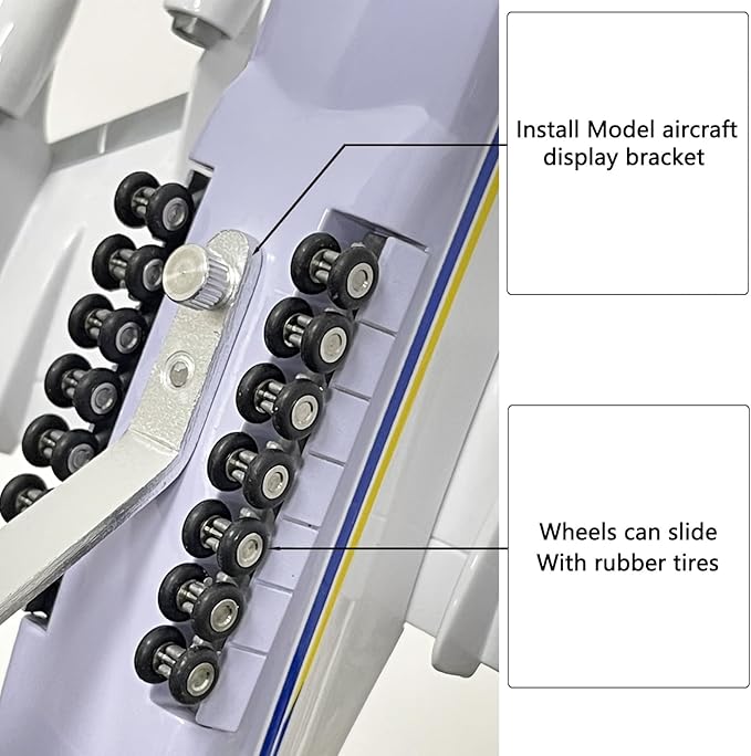 1:200 Scale AN225 Model Airplane，Openable Cabin, 17-inch Length, Resin Aircraft Model Toy for Gifts and Collections (an225-1)