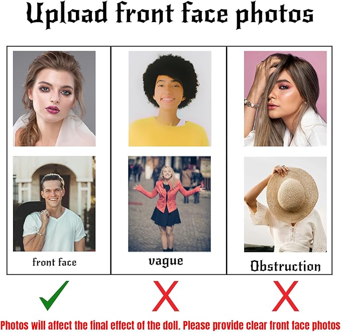 Personalized Deer Stuffed Animal Key Chain – Customizable fawn Plush Toy, Gift with Your Face Photo,5 inches