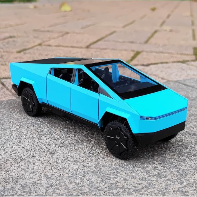 1/32 Diecast Pickup Car Model Alloy Toy Car with Sound Light and Pull Back, Toy Trucks for Boys Pickup Truck Toy Metal Model Trucks for Kids Gift Truck Enthusiasts Collection