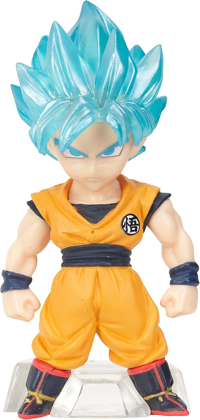 Dragon Ball Super Dragon Ball Adverge SS Blue Goku, SS Rose Goku Black and Golden Freiza 2.5-Inch Mini Figure 4-Pack
