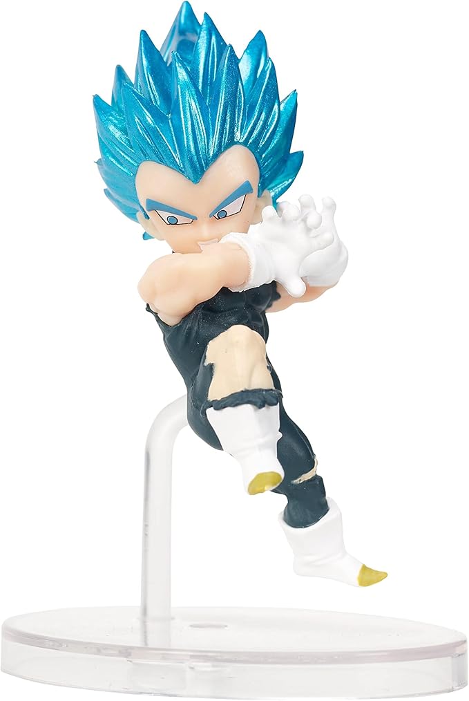 Bandai Namco - Dragon Ball Super - Super Saiyan Blue Goku, Super Saiyan Blue Vegeta, Super Saiyan Broly, and Piccolo, Dragon Ball Adverge 2" Figure (Box Set 3)