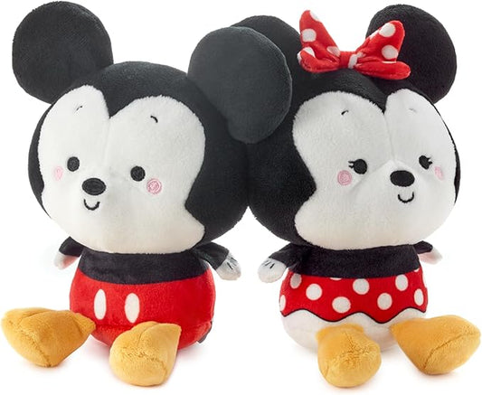 Hallmark Better Together Disney Magnetic Plush Toy (Mickey Mouse and Minnie Mouse) 5" Stuffed Toys, Gifts for Kids and Fans