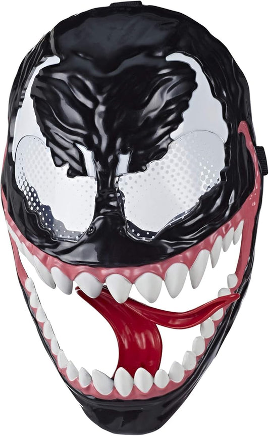 Spider-Man Marvel’s Maximum Venom, Venom Mask Role Play Toy, Lever-Activated Swinging Tongue Feature, Adjustable Strap, for Kids Ages 4 and Up