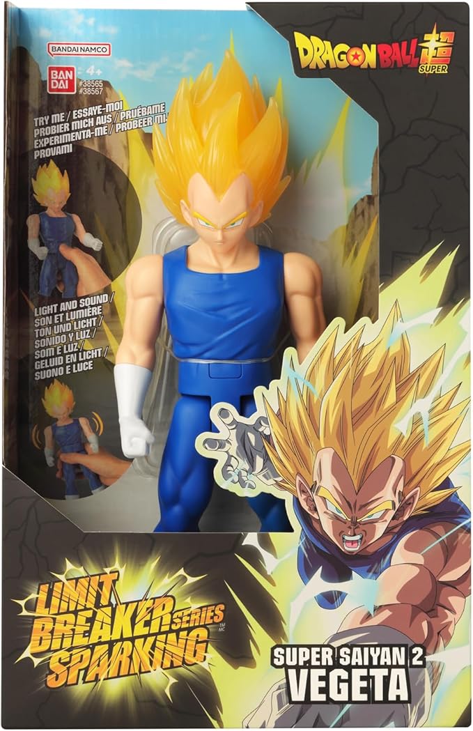 Limit Breaker Series Sparking - Dragon Ball - Super Saiyan 2 Vegeta 12" Action Figure